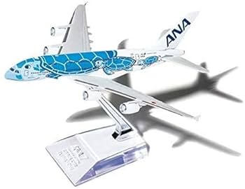 ANA 全日空商事 エアバス A380 FLYING HONU 3機　1：500 NH50063 1:500 A380 JA381A ANAブルー (WiFiレドーム・ギアつき