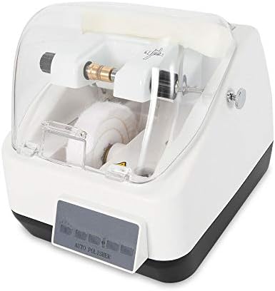 VPABES Automatic Glass Polishing Machine, Adjustable Optical Lens Polisher Eyeglasses Edge Polishing Machine 110V