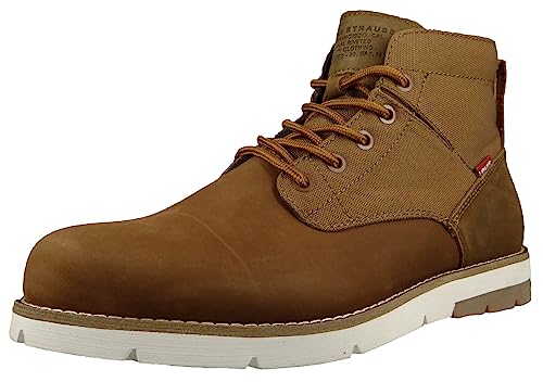 LEVIS FOOTWEAR AND ACCESSORIES JAX Plus, Levi's Botines para hombre, Brown, 40 EU