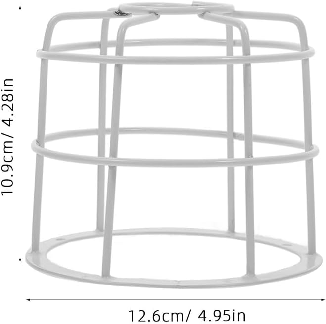 Explosion Proof Light Guard Cage 4.96 Inch Wire Mesh Protective Cover for Industrial Signal Lights and School Bus Warning Lamps with Easy Installation