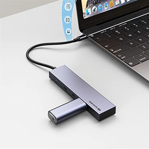 Concentrador de cuatro puertos Tipo C PD Data y USB3.1 Gen2 hub multipuerto compacto 4
