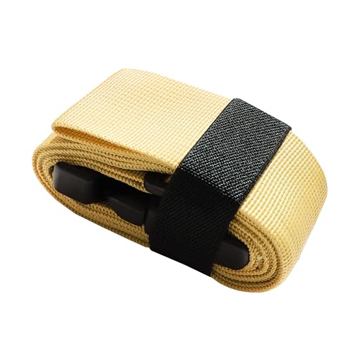 Image of Luggage Straps for Suitcases TSA Approved-2 Pack Bright Personalized Luggage Belt Strap for Suitcase /Carry On Bag Luggage Accessories for Travel (Cream)