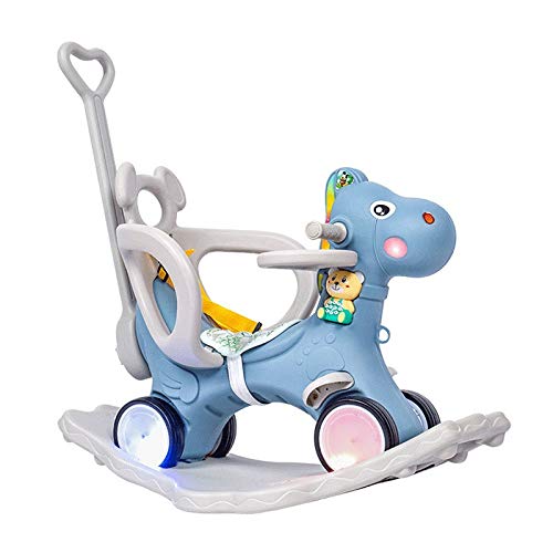 YWSZJ 2 in 1 Kids Horse Kinderwagen New Baby Schaukelpferd Kids Rocker Ride auf Toy Rocking Animal Child