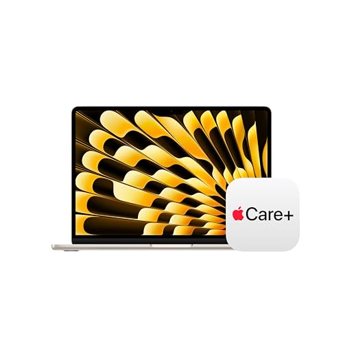 Image of Apple 2026 MacBook Air 13-inch Laptop with M5 chip: Built for AI, 13.6-inch Display, 24GB Unified Memory, 1TB SSD, 12MP Center Stage Camera, Touch ID, Wi-Fi 7; Starlight with AppleCare+ (3 years)