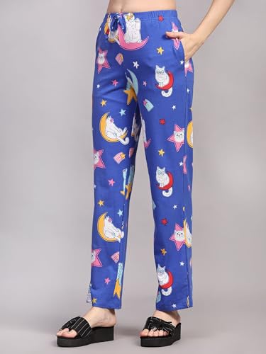 Image of B STORIES Women's Cotton Pyjama Set | Comfort and Relexed Nightsuit for Ladies