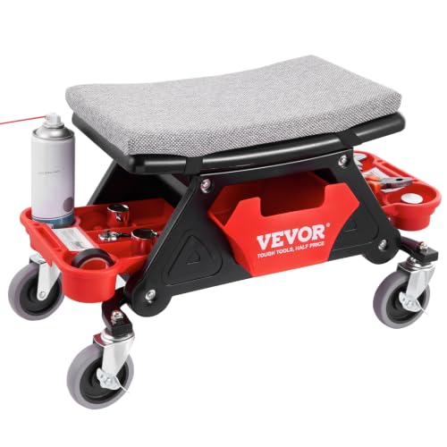 VEVOR Mechanic Stool 300 LBS Capacity Garage Stool Gift for ...