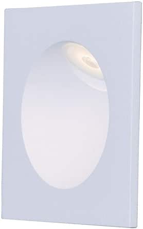 Maxim 58004WT Path LED Step Light, White Finish, Glass, PCB LED Bulb , 40W Max., Dry Safety Rating, Standard Dimmable, Shade Material, Rated Lumens