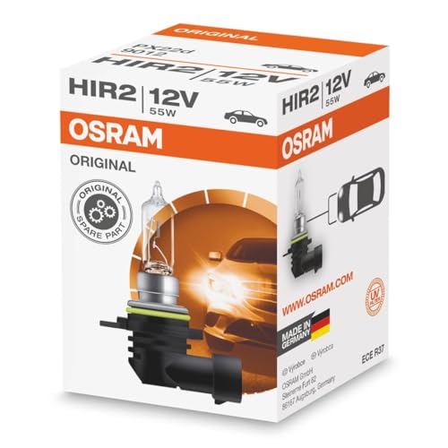 OSRAM HIR2 Glühlampe Fernscheinwerfer 55W 3200K Fernlicht Halogen Birne 9012