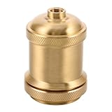 Construction en cuivre massif : les pièces du luminaire suspendu utilisent une conception de douille en cuivre pur, garantissant la durabilité et la beauté de votre base de lampe de table ou de votre luminaire suspendu, douille de support de lampe, douilles de lampe pour lampes