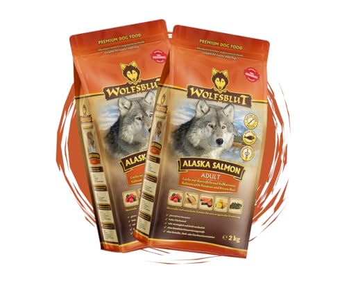 Wolfsblut Hund Adult | Trockenfutter | Multi Bundle | Mix Paket | Sparpaket | 2 x 2 kg | Verschiedene Sorten (2 x 2 KG, Alaska Salmon)