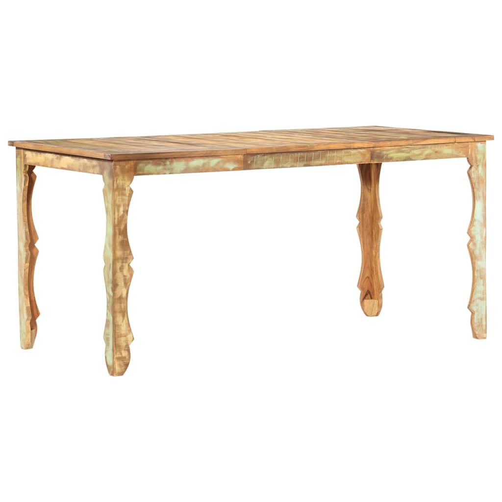 Tavolo da pranzo, 160 x 80 x 76 cm, in legno massiccio riciclato