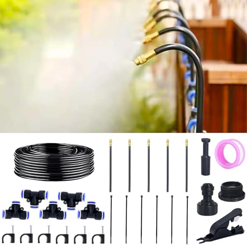 Thiswing 360° Adjustable Drip Irrigation System with 5 Nozzles