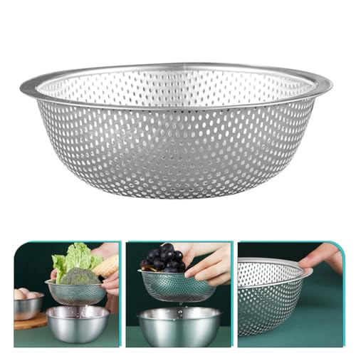 Colador cesta de acero inoxidable para cocina miniatura 2