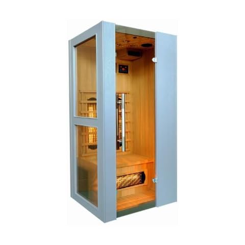 Levi 2 Vollspektrum 2 Personen Infrarotkabine & Infrarotsauna / 1600 Watt/Infrarot Wärmekabine und viele Extras (Strahler IR-A, IR-B und IR-C) FULL SPEKTRUM Cover