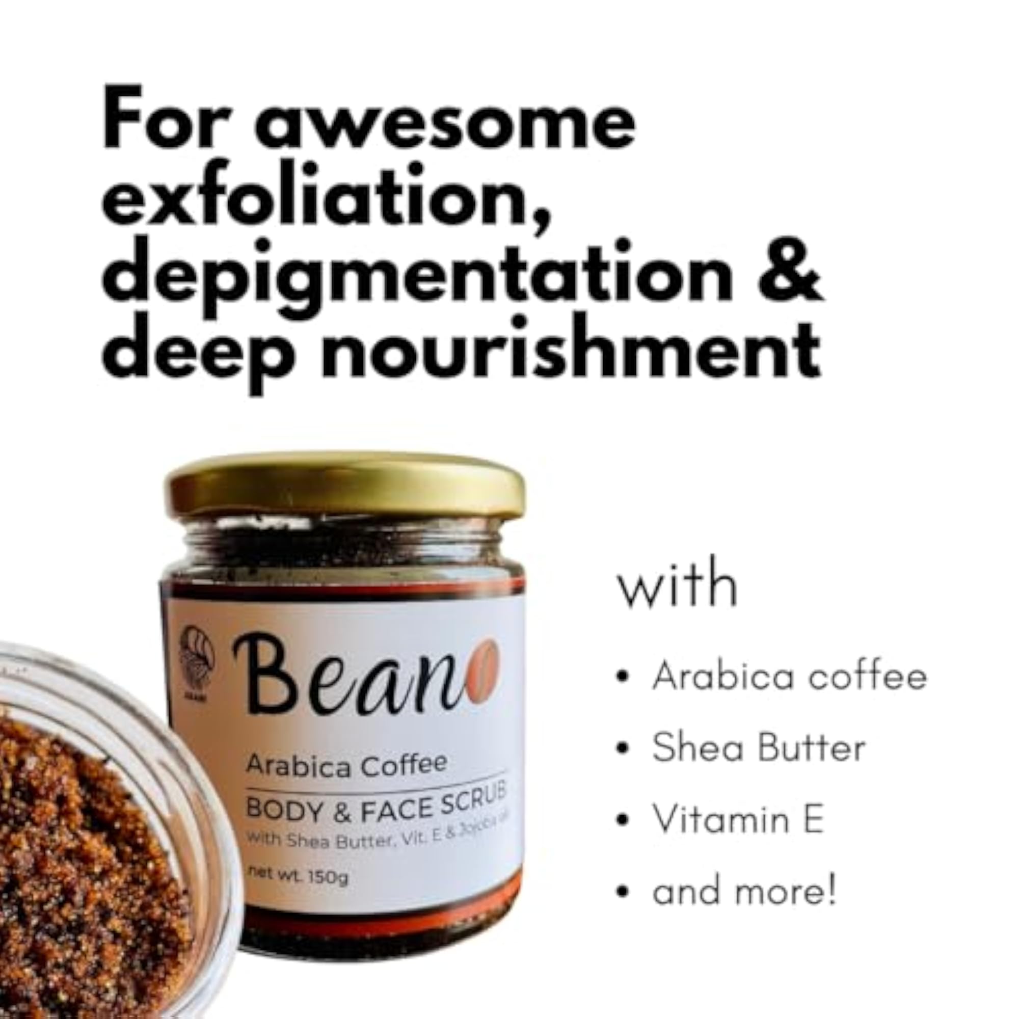 Eco BEANO ARABICA Exfoliating Coffee Body Scrub