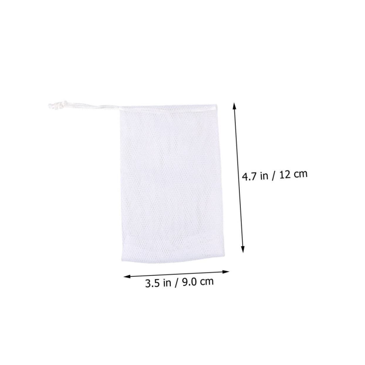 Didiseaon 3sets Soap Foaming Net Savers Pouch Mesh Net Bubbling Foaming Gentle on Skin 50pcs*3