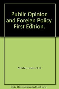 Hardcover Public Opinion and Foreign Policy. First Edition. Book