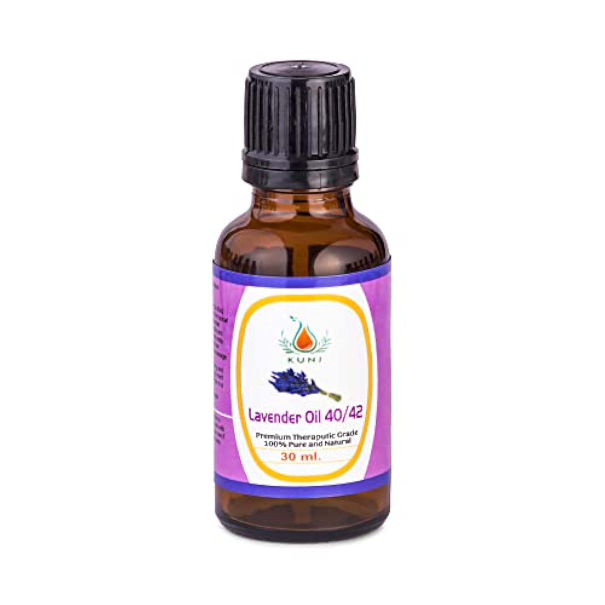 KUNJ Lavender Essential Oil, 30ml, Pure & Natural