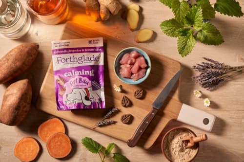 Forthglade Natural Dog Treats (8 x 90g Bags) - Hypoallergenic & Grain Free Calming Dog Treats with Camomile, Lavender & Lemon Balm, Soft Bites, Resealable Bags - Image 4
