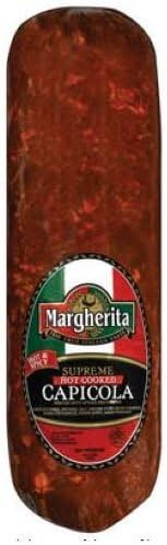 Margherita Supreme Hot Capicola, 6 Pound -- 2 per case.