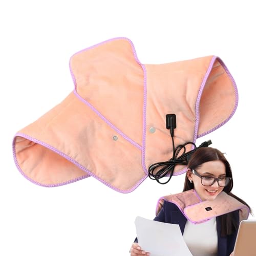Almofada de aquecimento para pescoço e ombros, envoltório aquecido para pescoço e ombros | Envoltóri