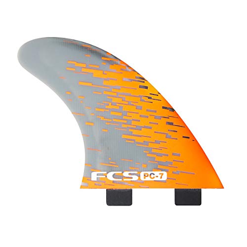 Fcs Pc-7 Performance Core Surfboard Tri Fin Set - Large - Orange Smoke #TOP14