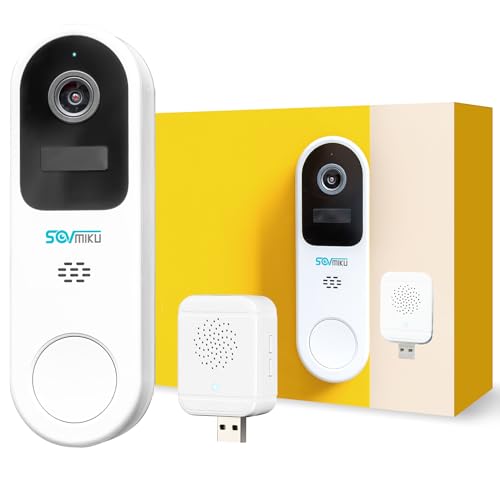 Vicohome DB3 2K Smart Video Doorbell with Chime, Home Security Battery Camera Wireless, Audible...