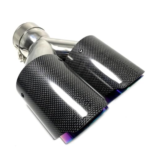 Silenciador tubo de escape universal para coche accesorios punta modificación ID 73 OD 89