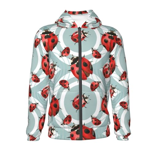 Insects Kid Hoodies Boys Zip Up Sweatshirts Girls Pullover with Pocket2