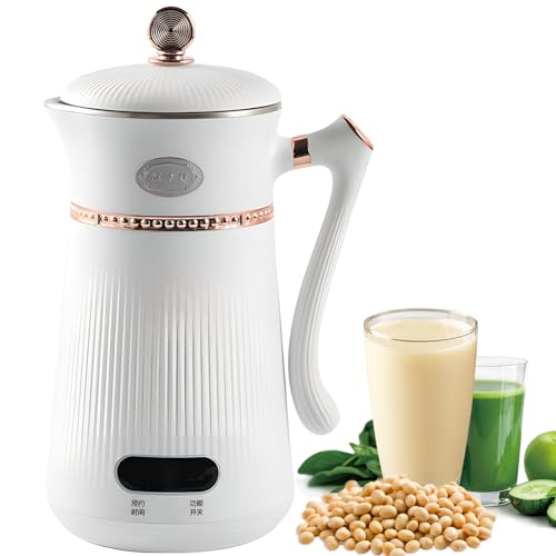 Urządzenie do produkcji mleka sojowego z 6 funkcjami, pojemnością 1000 ml, 12-godzinnym timerem, automatycznym czyszczeniem i podtrzymywaniem ciepła do domowej kuchni