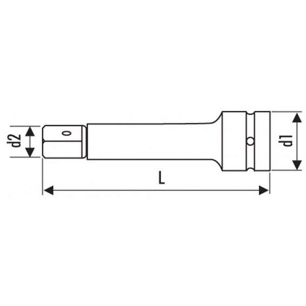 Britool E113618B Drive Impact Extension Bars - Image 2