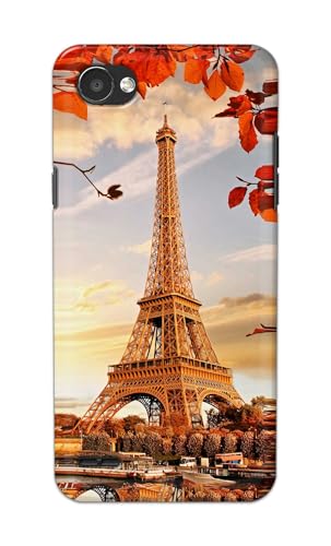 Image of Printed Hard Back Cover for LG Q6 | LG Q6 Plus Back Cover (Eiffel Tower -K1) -190724(DP)