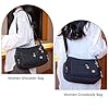 Women Nylon Crossbody Handbags Bag, Multi-Pocket Casual Cross Body Shoulder Bag with Adjustable Strap, Lightweight Messenger Bag for Women Ladies Daily Use, Travel, Shopping, Work (Black) #4
