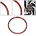 TOMALL 4pcs Wheel Center Caps Trim Compatible with Honda Accord Civic CRV CR-V 2016 2017 2018 2019 2020 2021 Aluminum Alloy Car Wheel Hub Rings Cover Decoration Accessories (Red)