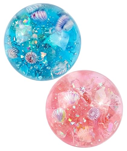 Image of 1-2 PCS Taba Squishy, Squeeze Fidget Adults Stress Relief Cute Adults Taba Squishy for Boys Girls Birthday Party Gifts, Blue Seashell Design, Office Desk Decoration (2PCS(Blue +Pink)
