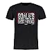Scallywag® Camiseta de hockey sobre hielo Goalies Best Friend I tallas S – 3XL I A BRAYCE® Collaboration (oficial de Goalie Dennis Endras FOURCE44 Collection), Negro
, xx-large