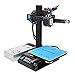 3D Printer, Kingroon DIY Resume Printer with Touch Screen Assisted Level Free MicroSD Card Preloaded with Printable 3D Models, Printing Space (180x180x180mm)