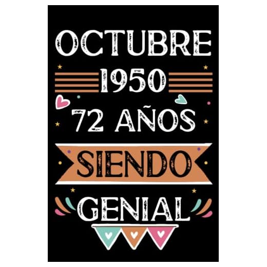CUADERNO, Octubre 1950,72 Años Siendo Genial: Libro de visitas, cuaderno, 110 páginas de felicitaciones, idea de regalo, regalo Para la esposa, novia, mujer, La madre