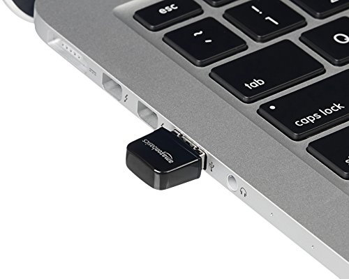 Image of AmazonBasics Wi-Fi 11n USB Nano Adapter, 150 Mbps, Black