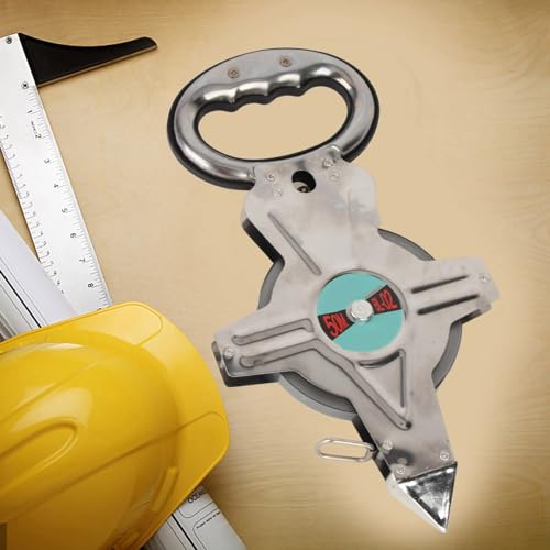 Cinta métrica de acero inoxidable 50 m con carrete retráctil miniatura 2