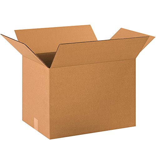 Image of BOX USA Shipping Boxes Medium 19 inchL x 13 inchW x 13 inchH 50-Pack - Corrugated Cardboard Box for Moving, Mailing, Packing, Packaging and Storage