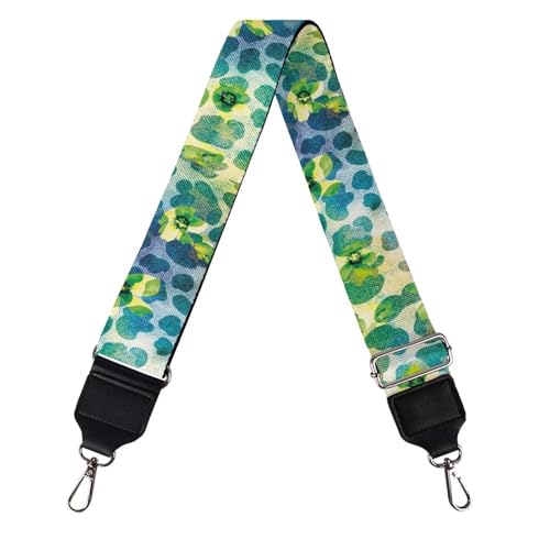 Image of TODIYADDU Gree and Blue Leopard Bag Straps for Handbags Replacement Wide Shoulder Strap Straps for Crossbody Bags Women Fit for Handbag Wallet Crossbody Computer Bag for Girls Mom Men
