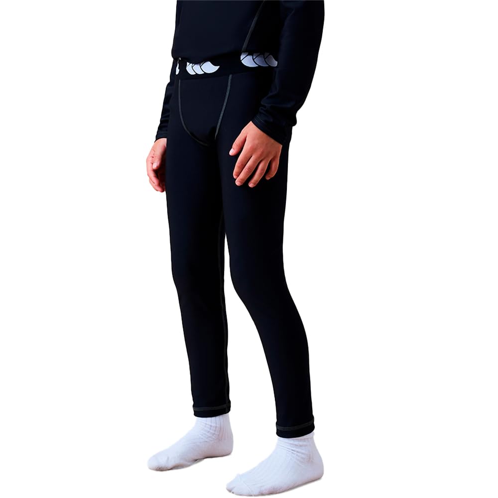 Canterbury Maillot de Corps Unisexe Junior, Noir, 12