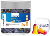 Howard Leight Laser Lite Individually Wrapped Foam Ear Plugs for Noise Reduction, Sleeping 25 Pair (