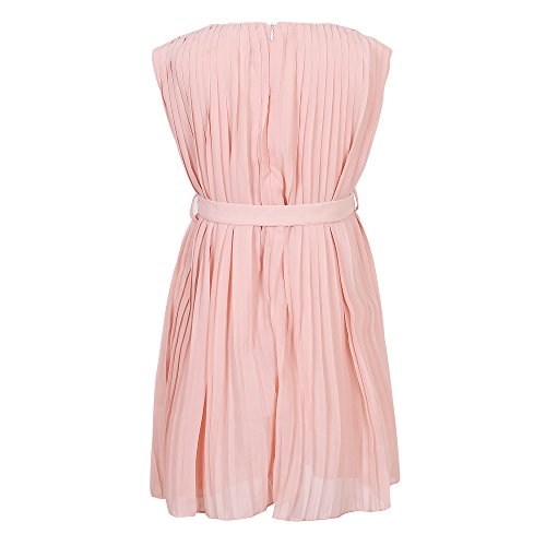 Richie House Girl's Summer Chiffon Pleated Dress Size 2Y-8Y RH24302