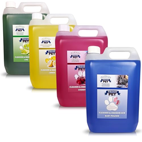 Fresh Pet Disinfectant Kennel Disinfectant and Deodoriser 4 x 5L