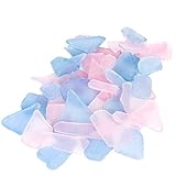 Nautical Crush Trading Vidrio del mar | Azul y Rosado de Mar Mezcla de Vidrio | 11 onzas de Color de Cristal del mar para la decoración y artesanía | Además Gratuito náutico Ebook por Joseph Rains