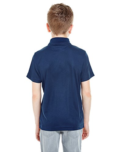 UltraClub Youth Cool & Dry Mesh Piqué Polo S NAVY3