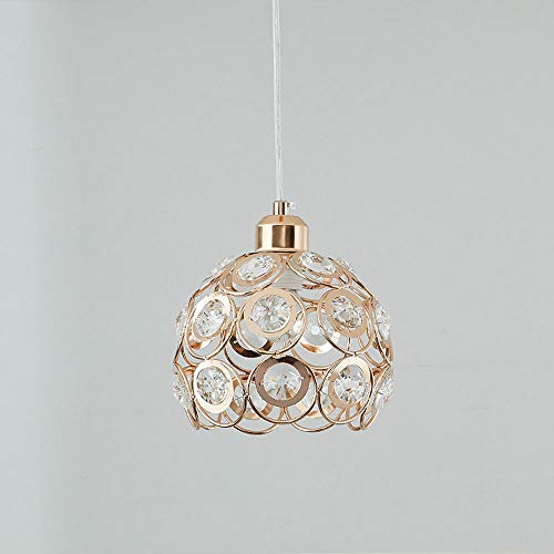 Lustre en cristal moderne E27 suspendu pour une chambre chic