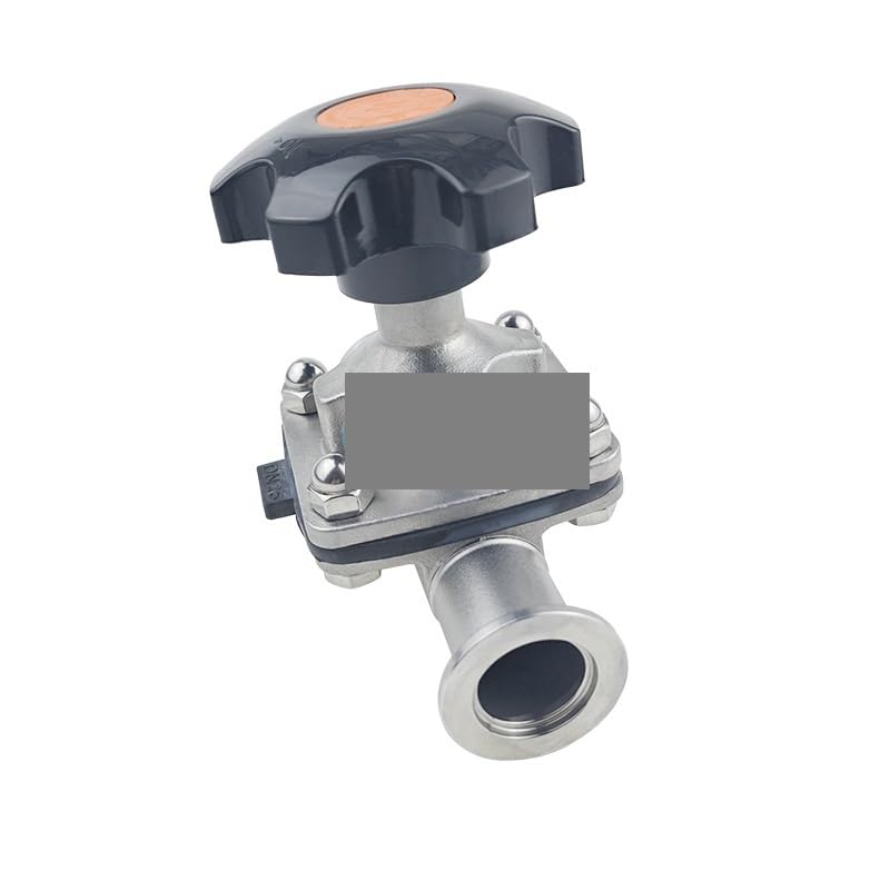 Válvula de vacío KF16 manual en acero inoxidable 304 con brida de abrazadera 3